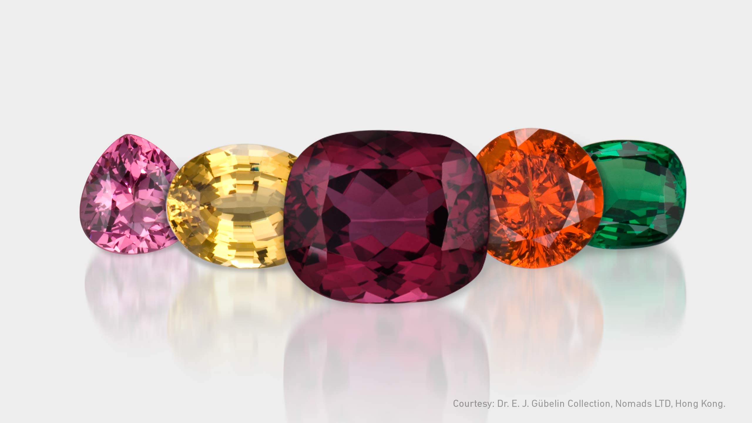 A collection of colorful gemstones