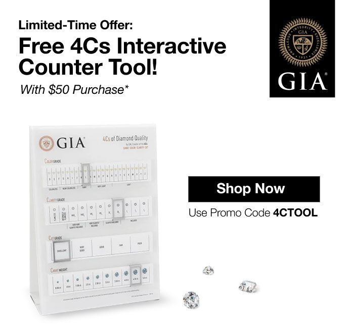 Complimentary Interactive 4Cs Counter Tool with a $50 purchase
