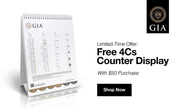 Limited-Time Offer: Free 4Cs Counter Display