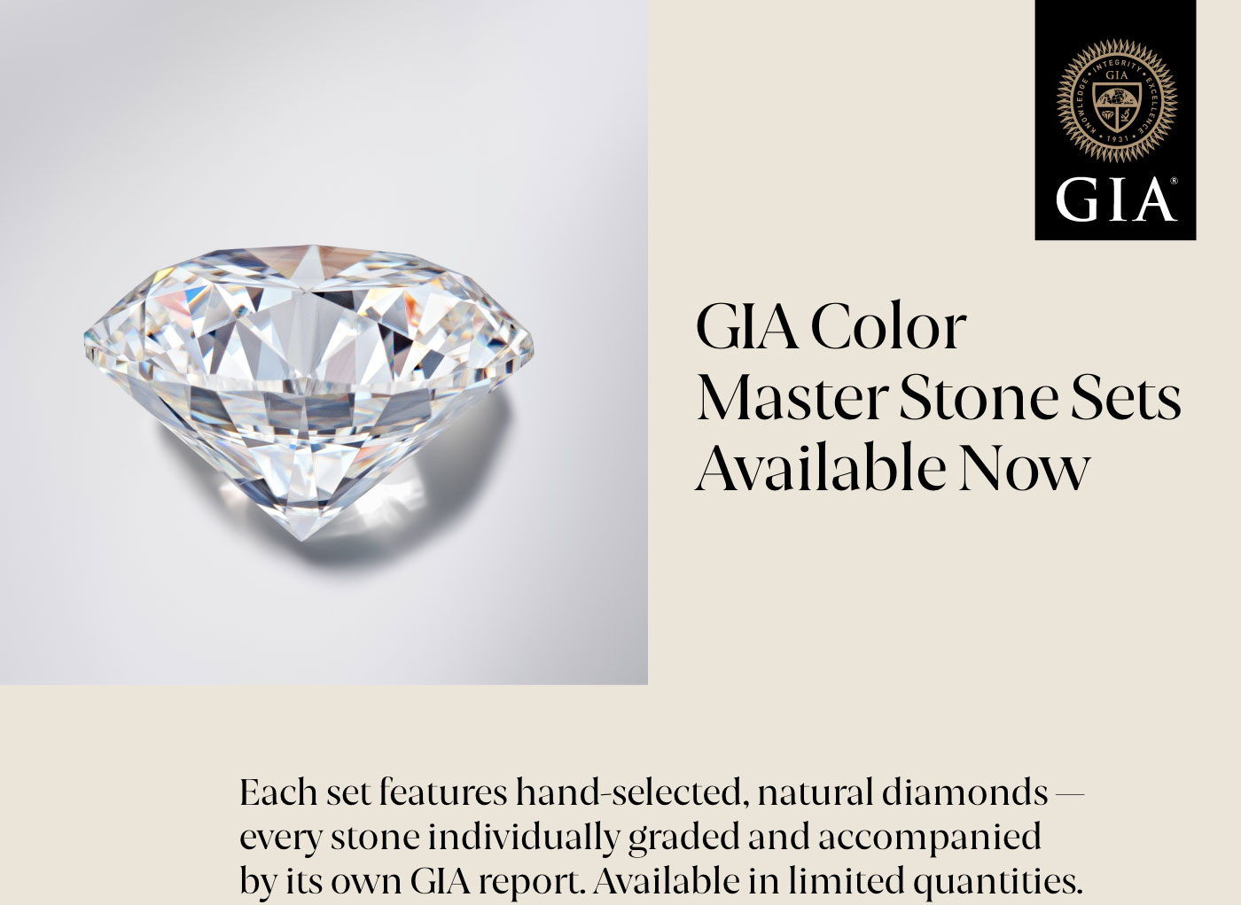 GIA Color Master Stone Sets